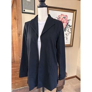 NWT Chico's Size 1 (Medium 8-10) Straight Front Collar Side Slit Cardigan Jacket